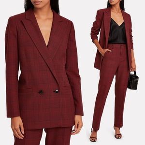 GANNI | NWT! SET! Samba Checked Suiting Blazer + Pant Size: 40